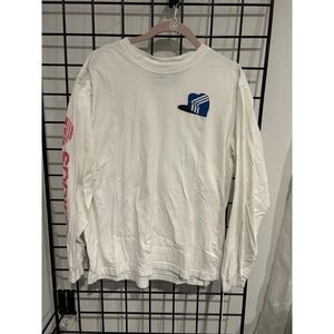 Adidas‎ Long Sleeve T-Shirt Mens Large White Heart